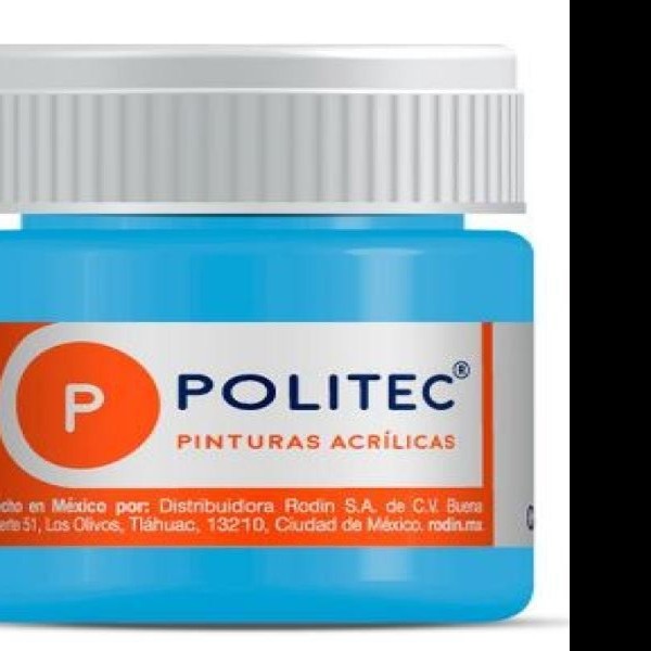 PINTURA ACRILICA POLITEC 30ML. AZUL PASTEL 316 PZA